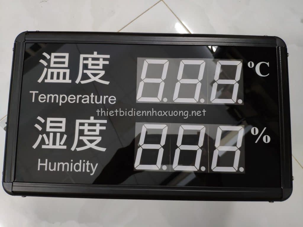 Đồng hồ nhiệt độ độ ẩm 350x200mm (Tiếng Trung) 1